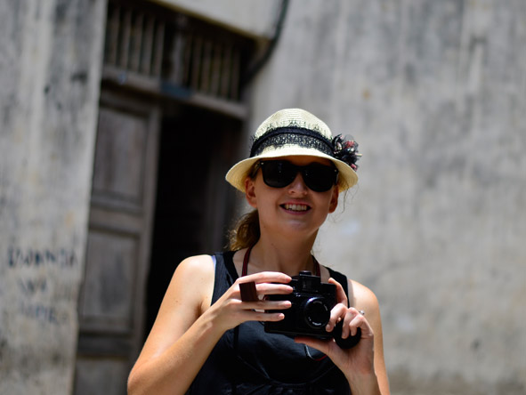 Carlien Parsons - enjoying a photography walk around Stone Town in Zanzibar